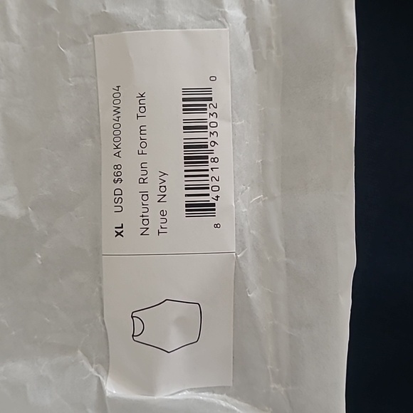 allbirds XL Woman's Natural Run FormTank in True Navy - Picture 2 of 5